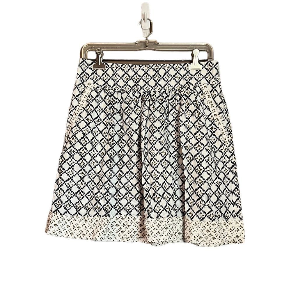 NWT! Loft linen blend patterned skirt.‎